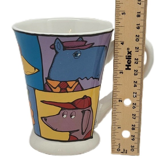 Ursula Dodge Adventure Dog Coffee Mug Tea Cup Cartoon Artist for Signature - Picture 2 of 7